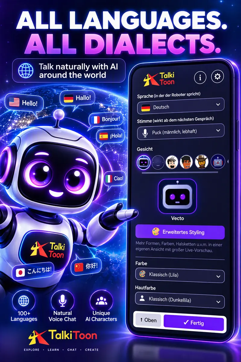 TalkiToon – All languages, all dialects